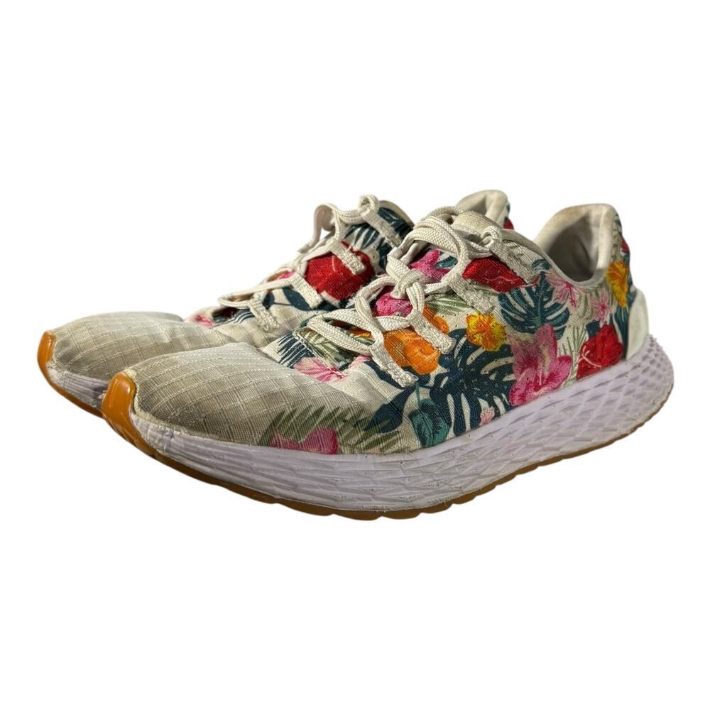 NOBULL Women’s Ripstop Running Sneakers Floral Tropical Size 6.5 Multicolor